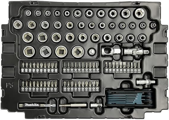 Makita E-08713 120 Piece Maintenance Set Supplied in a Makpac Case - Image 3