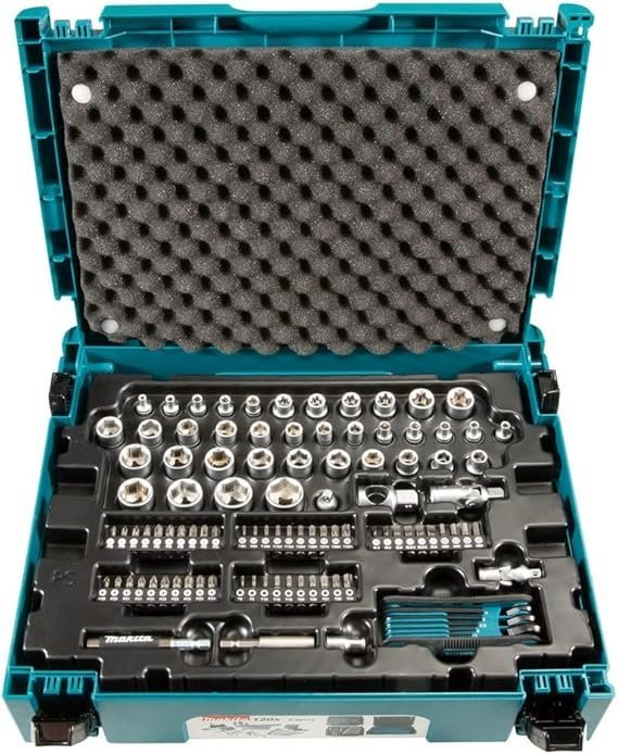 Makita E-08713 120 Piece Maintenance Set Supplied in a Makpac Case - Image 2