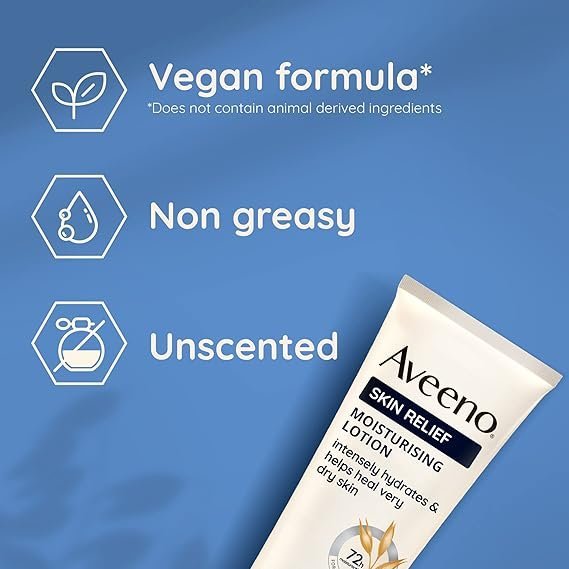 Aveeno Skin Relief Moisturising Lotion, With Soothing Triple Oat Complex & Shea Butter, Suitable For Sensitive Skin - Image 4