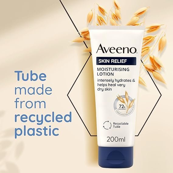 Aveeno Skin Relief Moisturising Lotion, With Soothing Triple Oat Complex & Shea Butter, Suitable For Sensitive Skin - Image 3