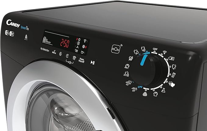 Candy CSOEC10DCGB0 10Kg Freestanding Condenser Tumble Dryer, Sensor Dry, WIFI Connectivity, Black - Image 4
