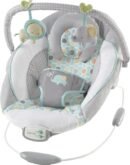 Ingenuity, Soothing Baby Bouncer Chair with Soothing Vibrating Infant Seat, Morrison - 8 Melodies, Removable Toy Bar with 2 Plush Toys