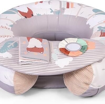 Red Kite Sit Me Up Inflatable Ring - Ring Seat with Play Tray & Activities (Woodland Walks)