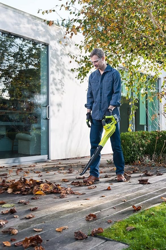 Ryobi OBL1820S ONE+ Cordless Blower, Air Speed (Zero Tool), 245 km/h, 18 V, Hyper Green and Grey - Image 4