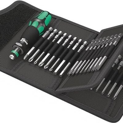Wera Bitholding Screwdriver Set with Bits in Pouch, 33 Pieces