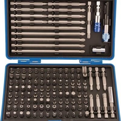 Draper 82398 Magnetic Bit Holder Set (127 Piece), Silver