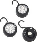 Rolson 90005 3 pc 24 LED Lamp with Hook and Magnet