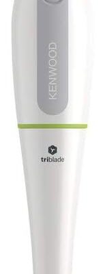 Kenwood Hand Blender, One Speed Mixer with Turbo, Triblend Wand, Anti-splash, 600W, HDP100WG, White