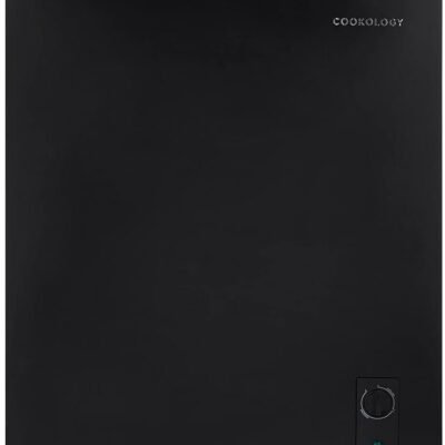 Cookology CCFZ142BK Freestanding Chest Freezer - 142 Litre Capacity - Suitable for Outbuildings and Garages - Freezer and Refrigeration Modes - Easy Temperature Control - 4 Star Freezer Rating - Black [Energy Class F]