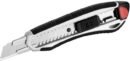 Westcott E-84025 00 18 mm Aluminium Alloy Snap Off Blade Knife with Ergonomic Soft Grip Handle - Black