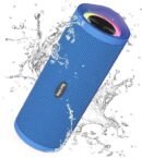 HEYSONG Portable Bluetooth Speaker, Waterproof Wireless Outdoor Speakers Gifts for Men - Blue