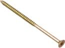 ForgeFix Multi-Purpose Single Thread Screws | 6.0 x 100mm | Zinc Yellow Passivated | Box 100, packaging may vary