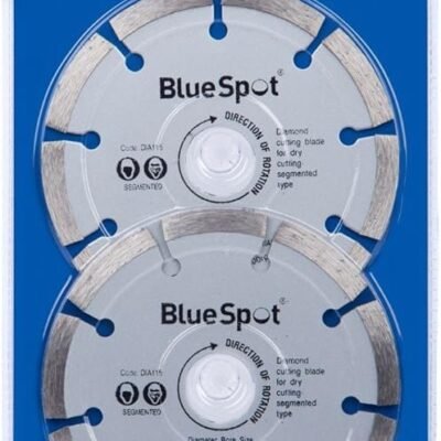 Blue Spot Tools 19547 Segmented Diamond Dry Cutting Disc, Silver, 115 mm,2 Piece