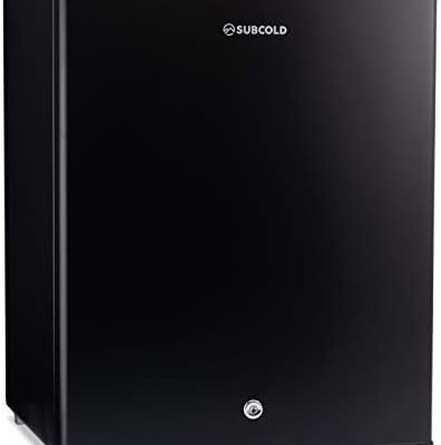 Subcold Eco75 Mini Fridge Black | Table-Top Model | Counter-Top Fridge | Solid Door with Chiller Box | Lock & Key | Energy Efficient (75L)…