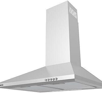 CIARRA CAS6201A Cooker Hood 60cm Stainless Steel Chimney Range Hood 600mm Recirculating Duct Kitchen Ventilation Extractor Fan