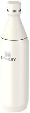 Stanley The All Day Slim Sports Water Bottle 0.6L - Cold For 6 Hours - Iced For 11 Hours - BPA-Free Recycled Stainless Steel - Leakproof - Dishwasher Safe - Cream - Image 5