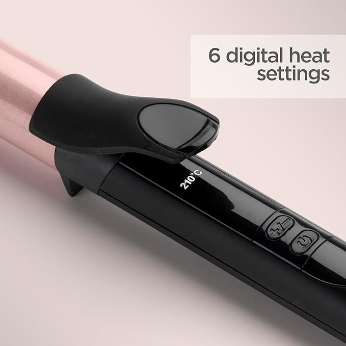 BaByliss Rose-Quartz 25mm Curling Tong - Image 3